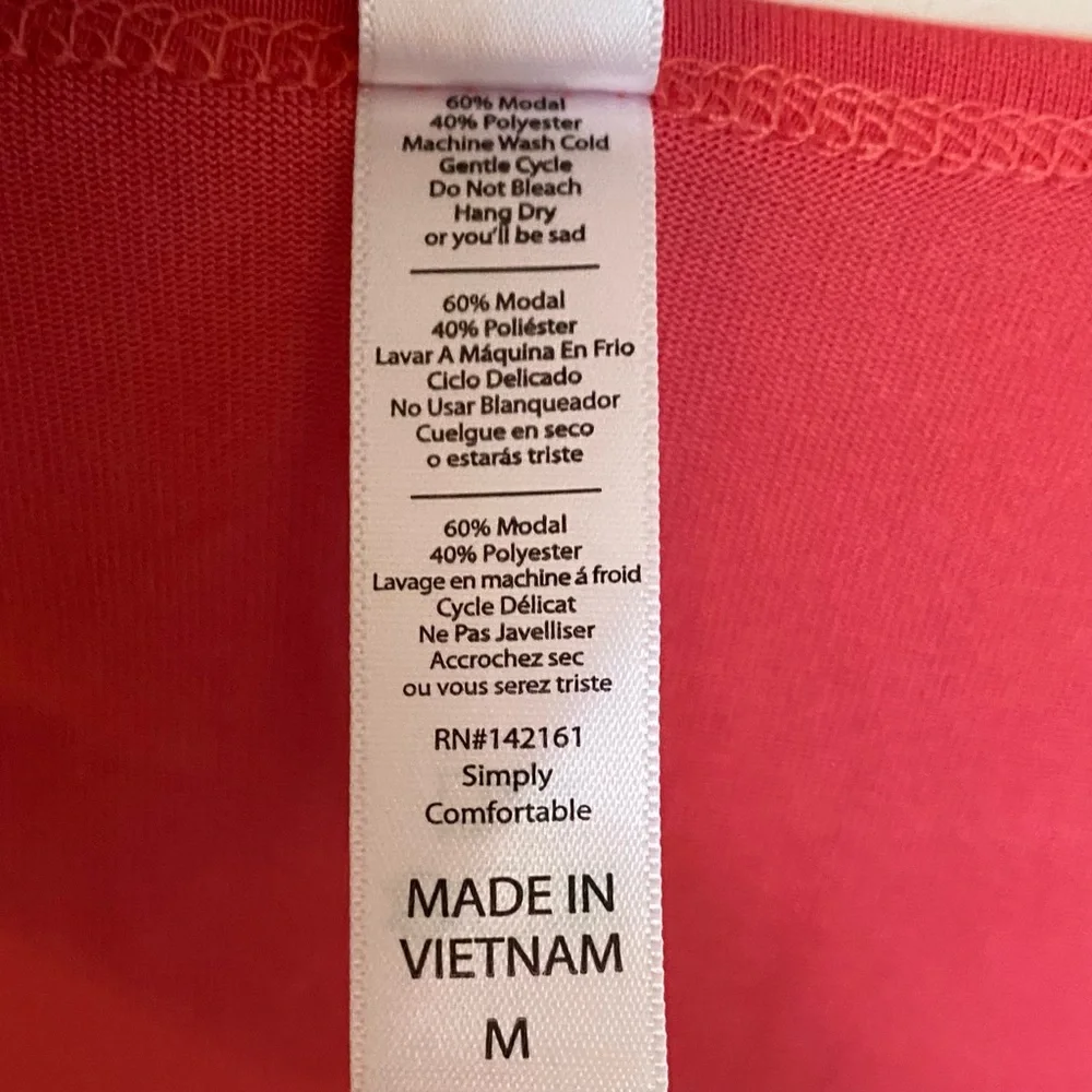 Lularoe Classic T Size: Medium High Low Short Sleeve T-Shirt (NEW WITH TAGS) - Picture 6 of 8